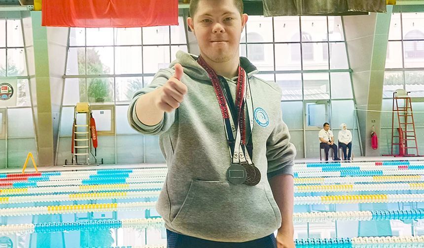 Özel sporcu Göktan Işın Tepebaşı’nı başarıyla temsil etti