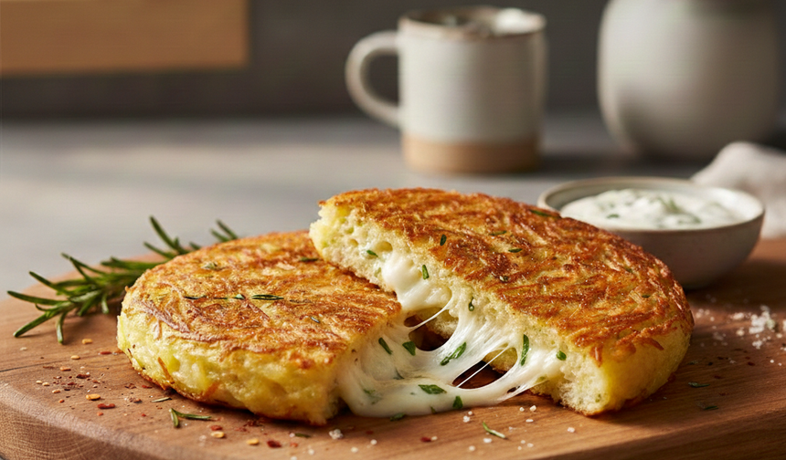 Kahvaltının yeni yıldızı patatesli çıtır katlar