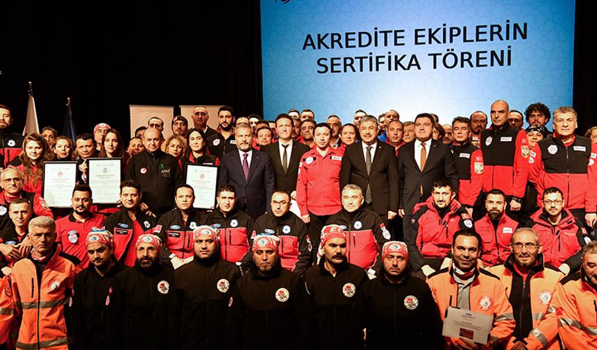 Tepebaşı Arama Kurtarma Ekibi AFAD akreditasyonu aldı