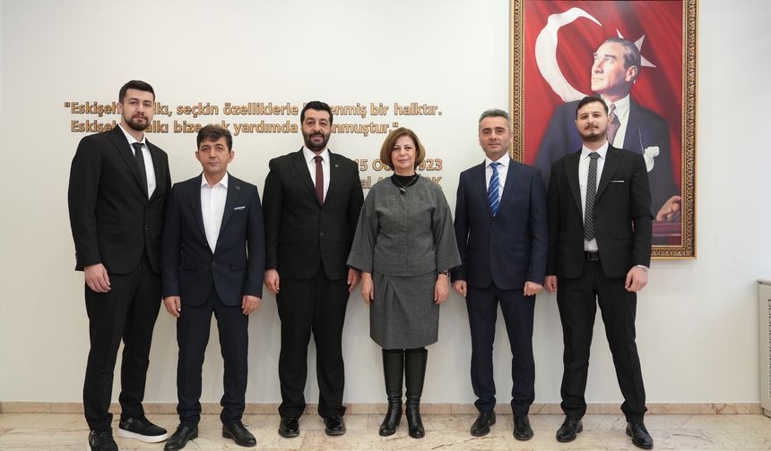 Yeni seçilen oda başkanlarından Ünlüce’ye ziyaret