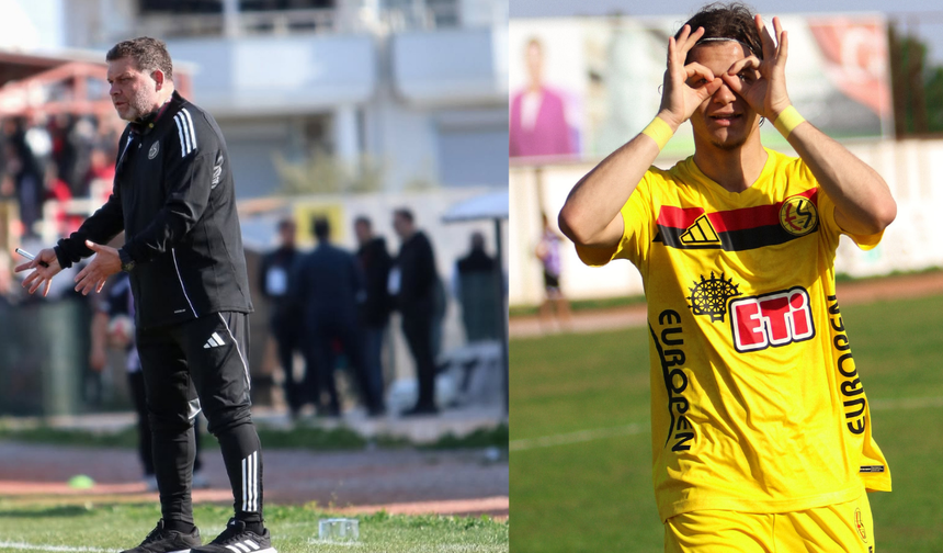 İki gol attı, hocası sırtında taşıdı