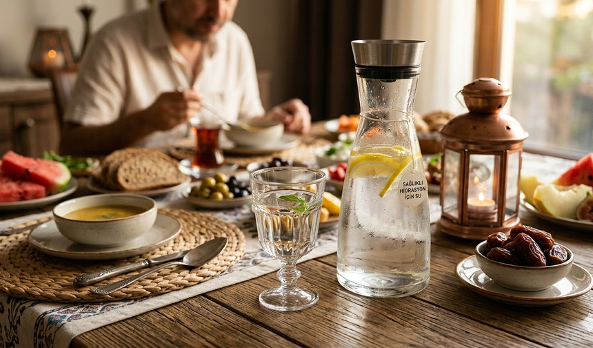 Ramazanda doğru su tüketimi ve vücut sıvı dengesi rehberi