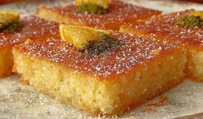 Tam Ölçülü Portakallı Revani Tarifi