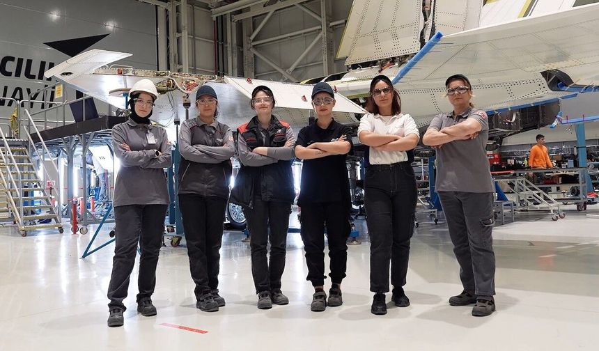 Türk kadınları Milli Muharip Uçak KAAN’ı hayata geçirdi