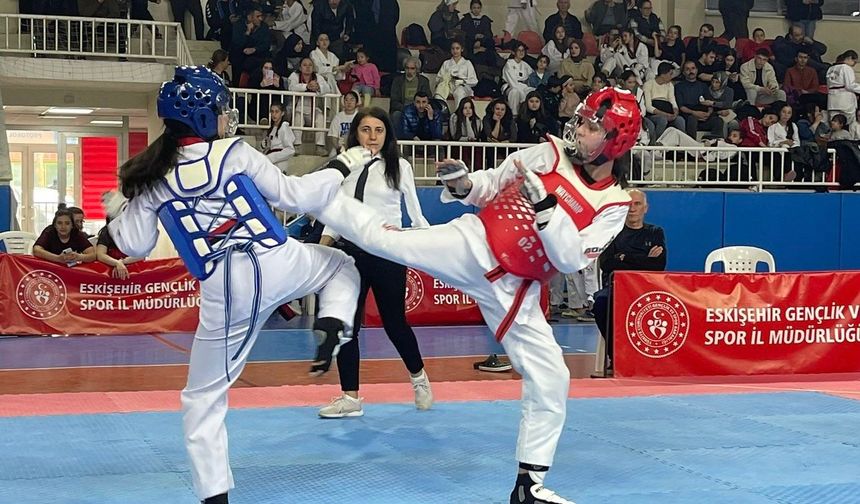 Eskişehir'de Taekwondo Heyecanı Madalyalarla Taçlandı
