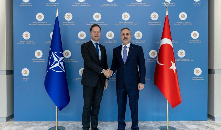 Dışişleri Bakanı Hakan Fidan NATO Genel Sekreteri Rutte ile Görüştü