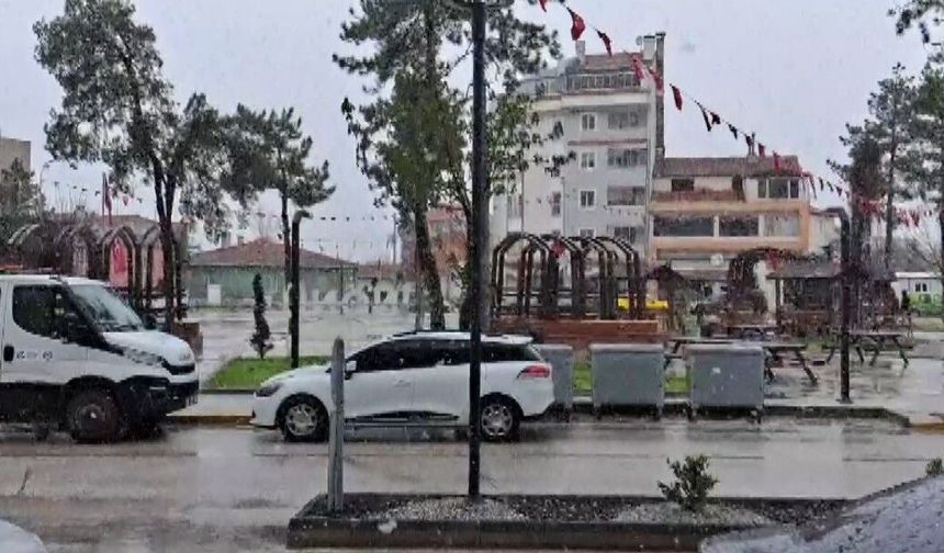 Eskişehir’de Nisan Ayında Kar Sürprizi