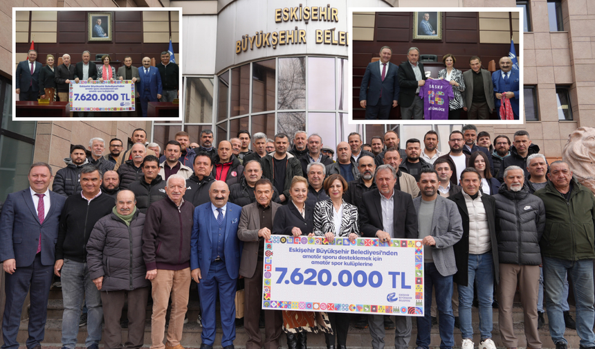 Eskişehir’de spora 7.6 milyonluk destek