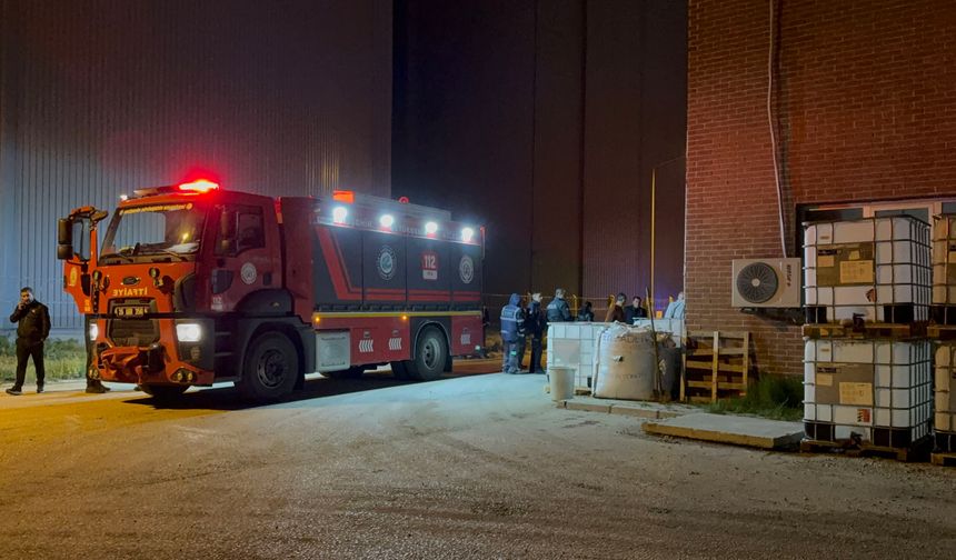 ESKİ Arıtma Tesisinde Yangın Paniği