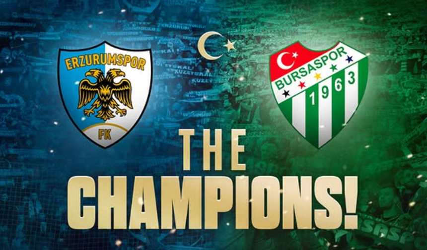 Eskişehirspor'dan Bursaspor ve Erzurumspor'a Şampiyonluk Tebriği