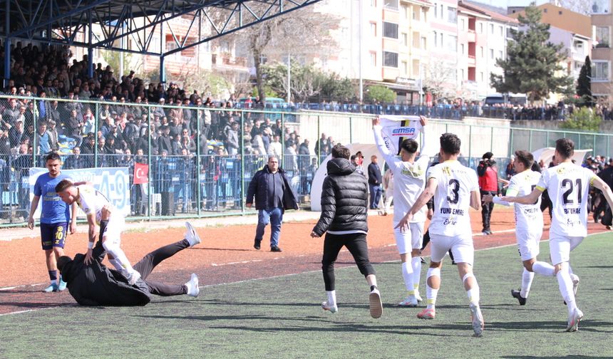Gergin maçta kazanan 2 Eylülspor oldu