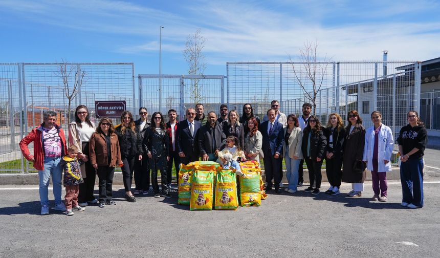 Medya 26 Grup'tan Büyükşehir Hayvan Bakımevi’ne Anlamlı Ziyaret
