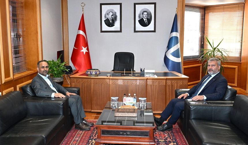 Yıldırım'dan Rektör Yusuf Adıgüzel’e ziyaret!