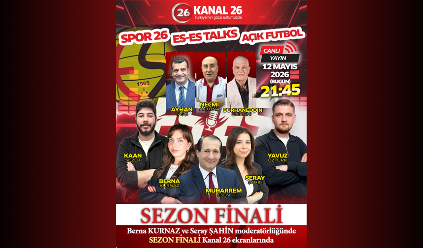 Eskişehirspor'a Kanal 26 Spor Ekibinden Dev Sezon Finali!