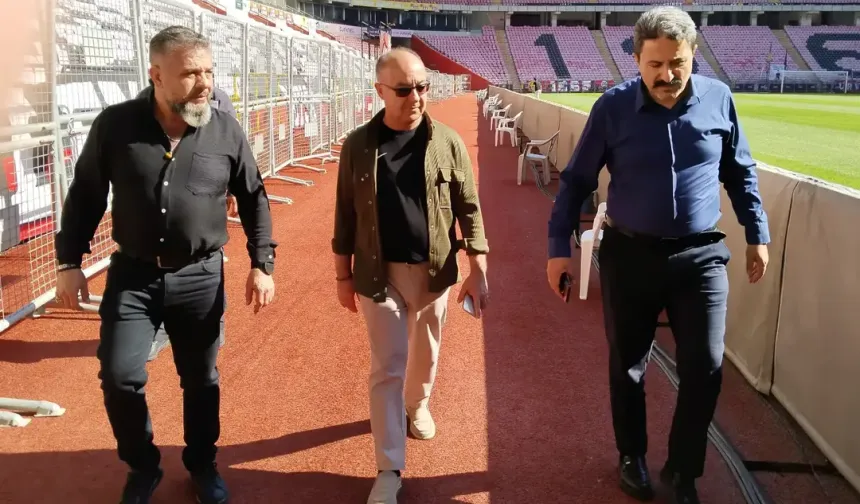 Müdür Kalın statta inceleme yaptı!