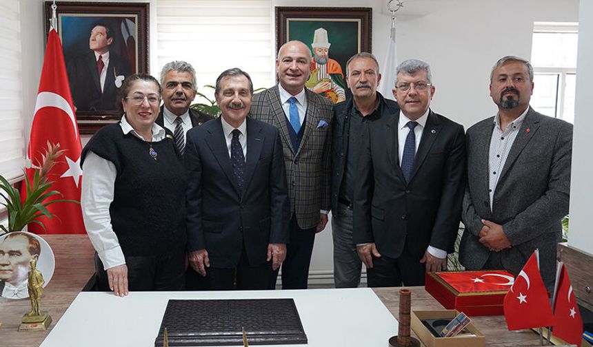 Başkan Ataç’tan Uysal ve Sülük’e hayırlı olsun ziyareti