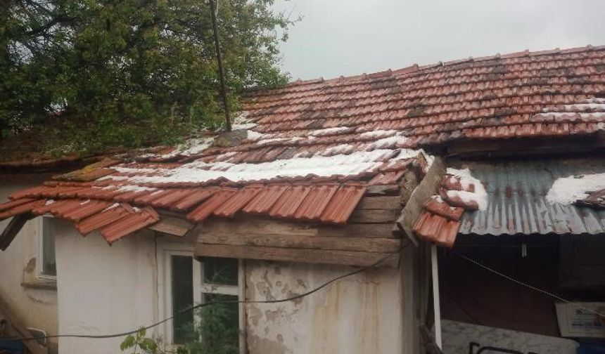Çifteler'de Sağanak Mağduriyeti: Çatı Zarar Gördü