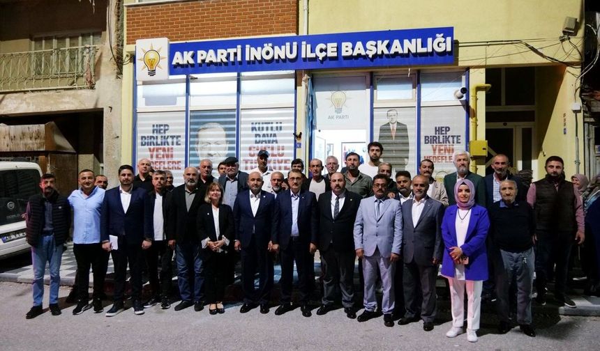 Milletvekili Fatih Dönmez ve İl Başkanı Gürhan Albayrak İnönü Teşkilatıyla Buluştu
