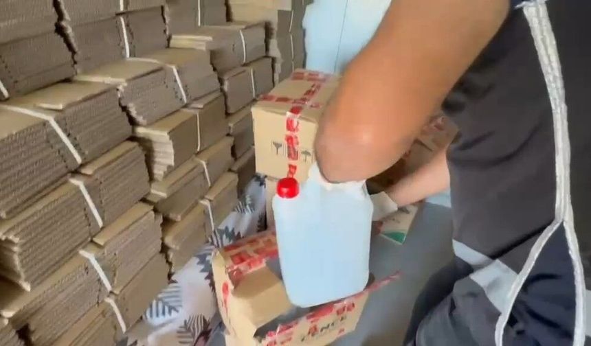 Eskişehir'de Kaçak Alkol Operasyonu