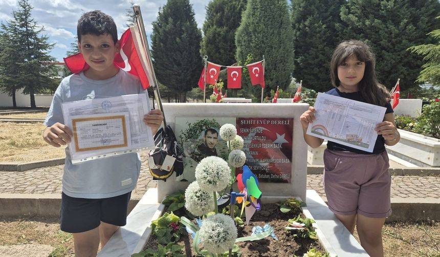 Şehit Dozer Operatörü Eyüp Dereli'nin Çocuklarından Anlamlı Ziyaret