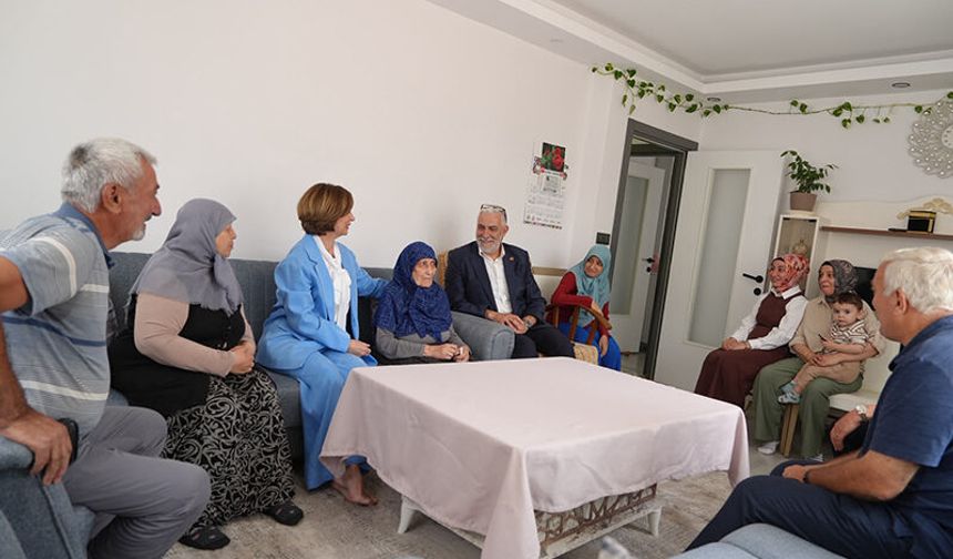 Başkan Ayşe Ünlüce'den Şirintepe Mahallesi'ne anlamlı ziyaret