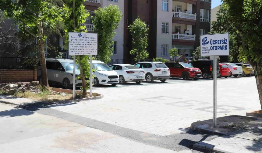 Eskişehir’e 463 Araçlık Toplam 3 Ücretsiz Otopark