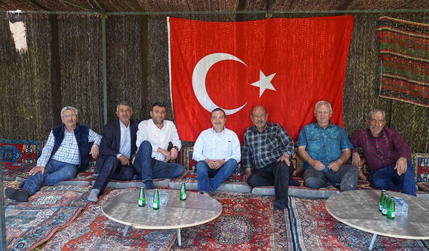 Tepebaşı Belediye Başkanı Ahmet Ataç kırsal mahallelerde yatandaşlarla buluştu