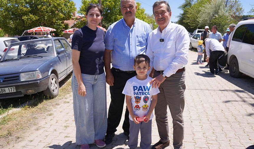 Başkan Ahmet Ataç kırsal mahallelerde vatandaşlarla buluştu