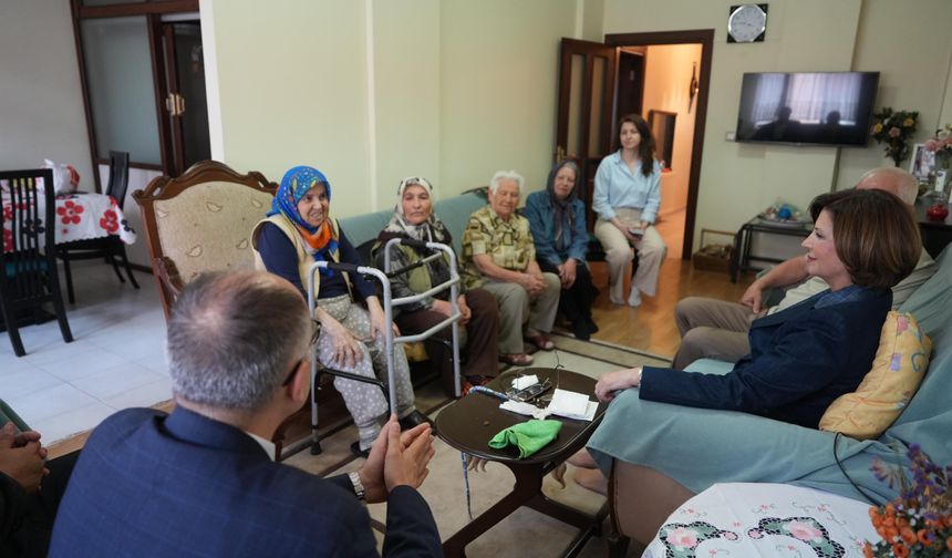 Başkan Ayşe Ünlüce Mahalle Sakinlerinin Evlerine Konuk Oldu