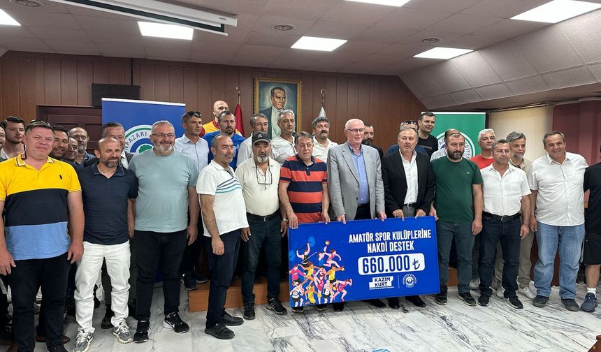 Odunpazarı’ndan amatör kulüplere 660 bin liralık destek!
