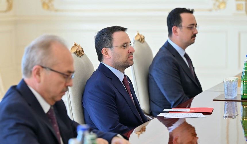 Bakan Gürlek, Azerbaycan Cumhurbaşkanı Aliyev ile görüştü