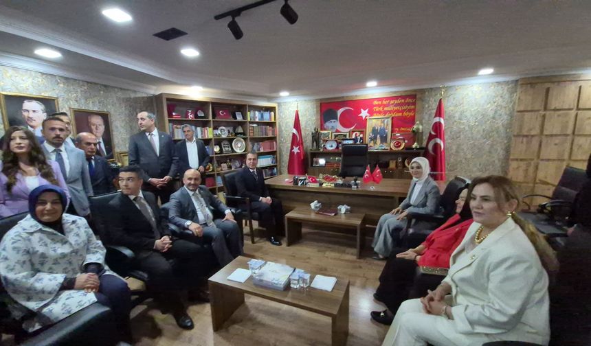 Bakan Göktaş'tan MHP İl Başkanlığı'na Ziyaret