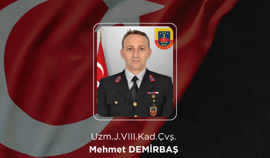 Eskişehir’de Jandarma Mehmet Demirbaş Şehit Oldu