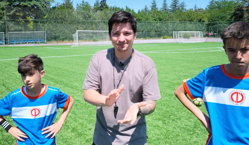 Fenomen YouTuber futbolcuları sevindirdi!