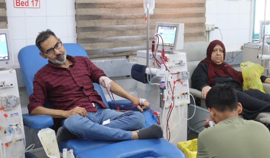 Gazze'de diyaliz cihazları durdu