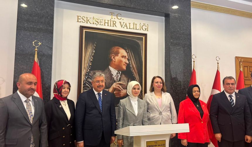Aile ve Sosyal Hizmetler Bakanı Mahinur Özdemir Göktaş Eskişehir'de