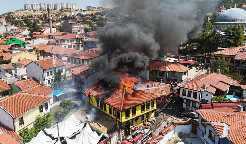 Tarihi Odunpazarı Evleri’nde Yangın