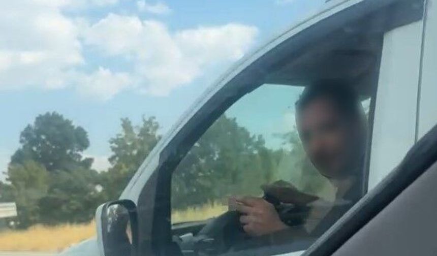 Eskişehir Çevreyolu’nda Sürücü Tartışması