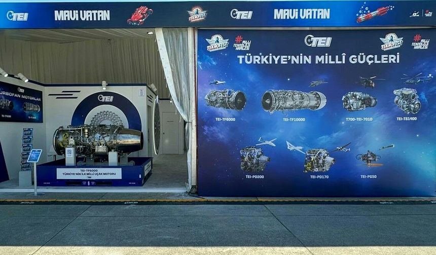TEI, TEKNOFEST Mavi Vatan’da Millî Motorlarını Sergiliyor