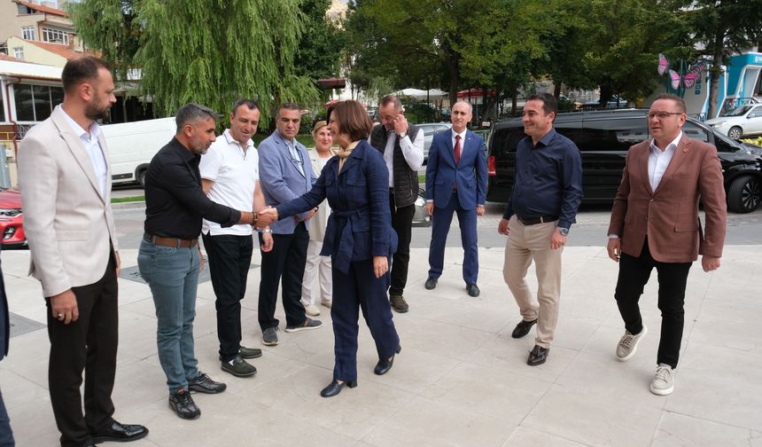 Başkan Ünlüce'den Dökmeci'ye Ziyaret