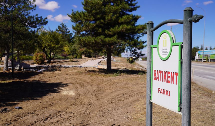 Eskişehir'de Batıkent Parkı yenileniyor