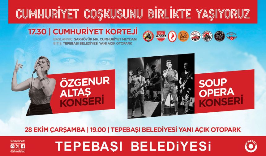 Tepebaşı’nda 29 Ekim Bayram Programı Belli Oldu