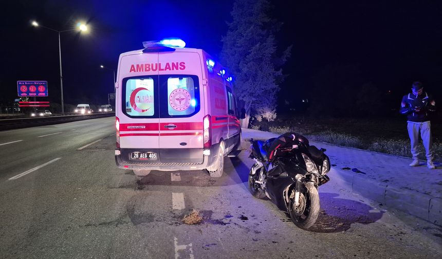 Eskişehir'de motosiklet kazası