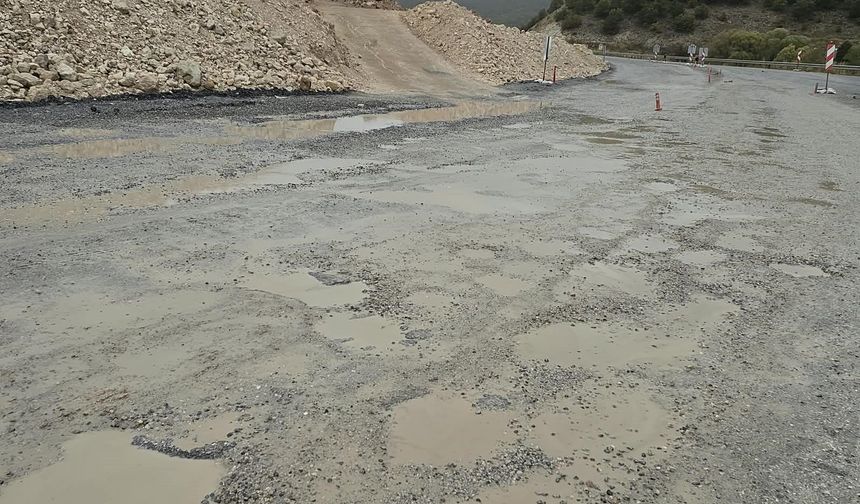 Seyitgazi-Kırka Bağlantı Yolunda Sürücülerden Yol Tepkisi