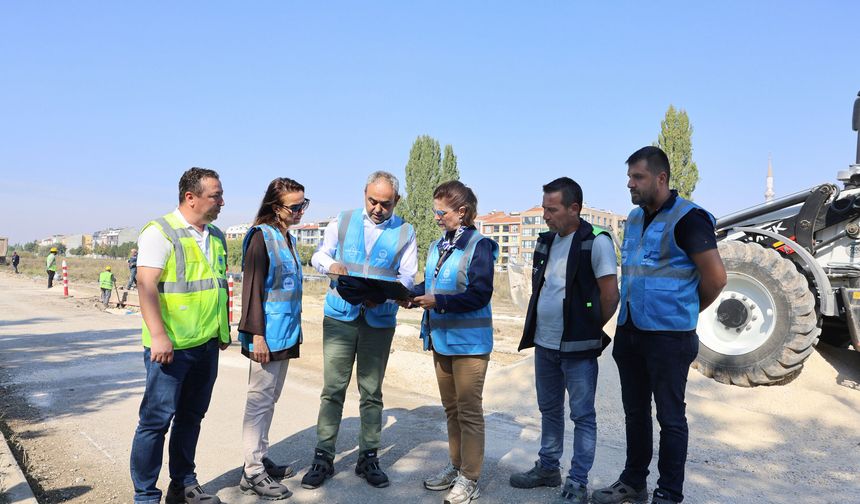 Ayşe Ünlüce Eskişehir'deki altyapı çalışmalarını inceledi