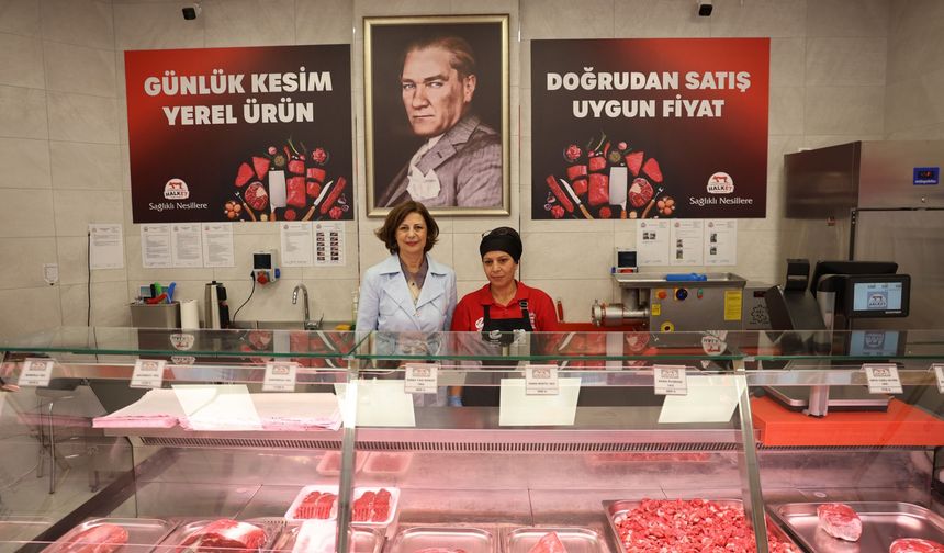 Başkan Ayşe Ünlüce Sahaya İndi, Halk Et Market’te Çağrı Yaptı!