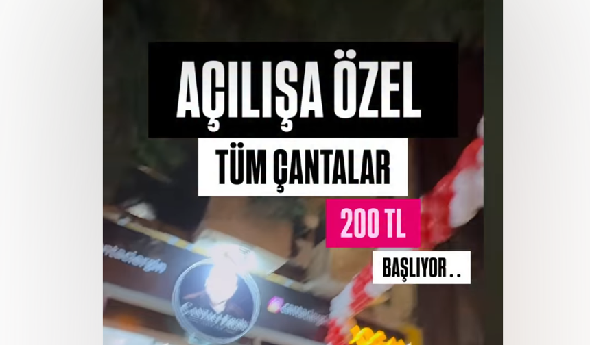 200 liraya lüks marka çanta! Denetimler nerede?