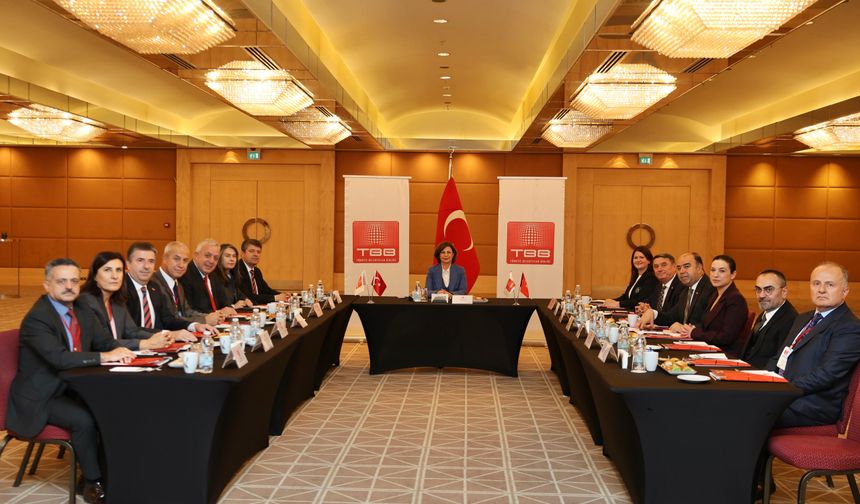 TBB Encümen Toplantısı Ayşe Ünlüce başkanlığında toplandı