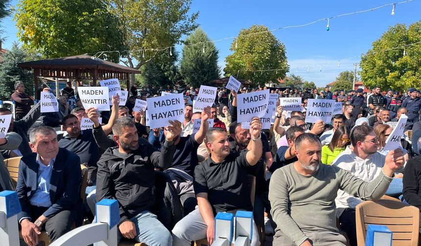 Kaymaz’da Maden Yatırımına Halktan Tam Destek