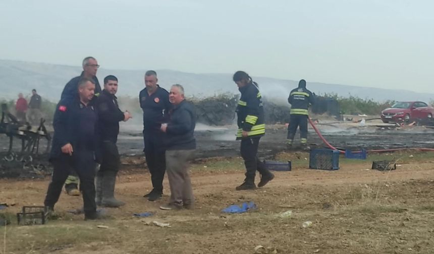 Eskişehir’de korkutan ot yangını